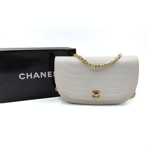 chanel borsa bianca pelle catawiki